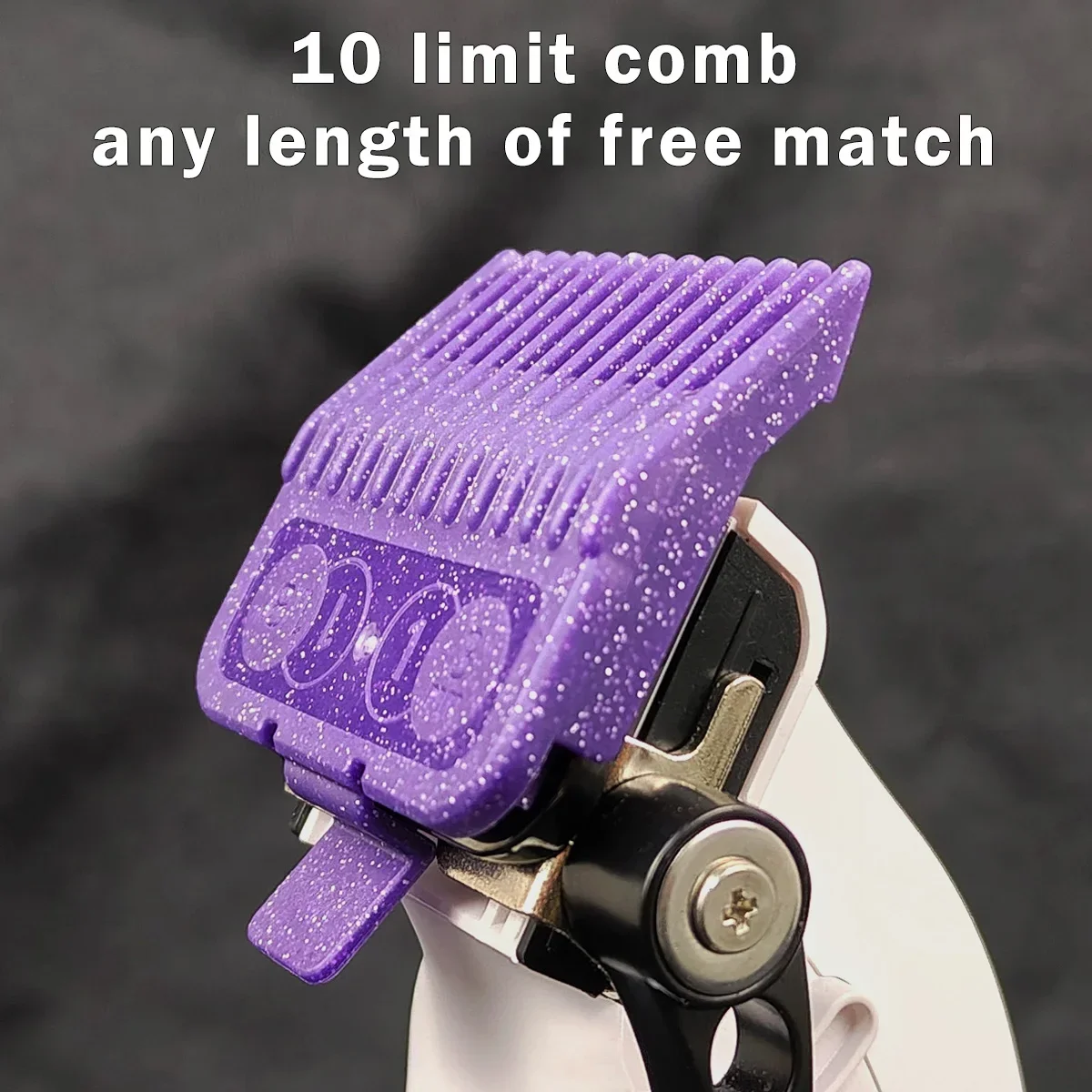 10pcs Purple Original Guards Hair Cutting Combs for Madeshow M10 M5F Professional Hair Clipper Limit Combs Barber Accessories 2