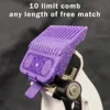 10pcs Purple Original Guards Hair Cutting Combs for Madeshow M10 M5F Professional Hair Clipper Limit Combs Barber Accessories 2