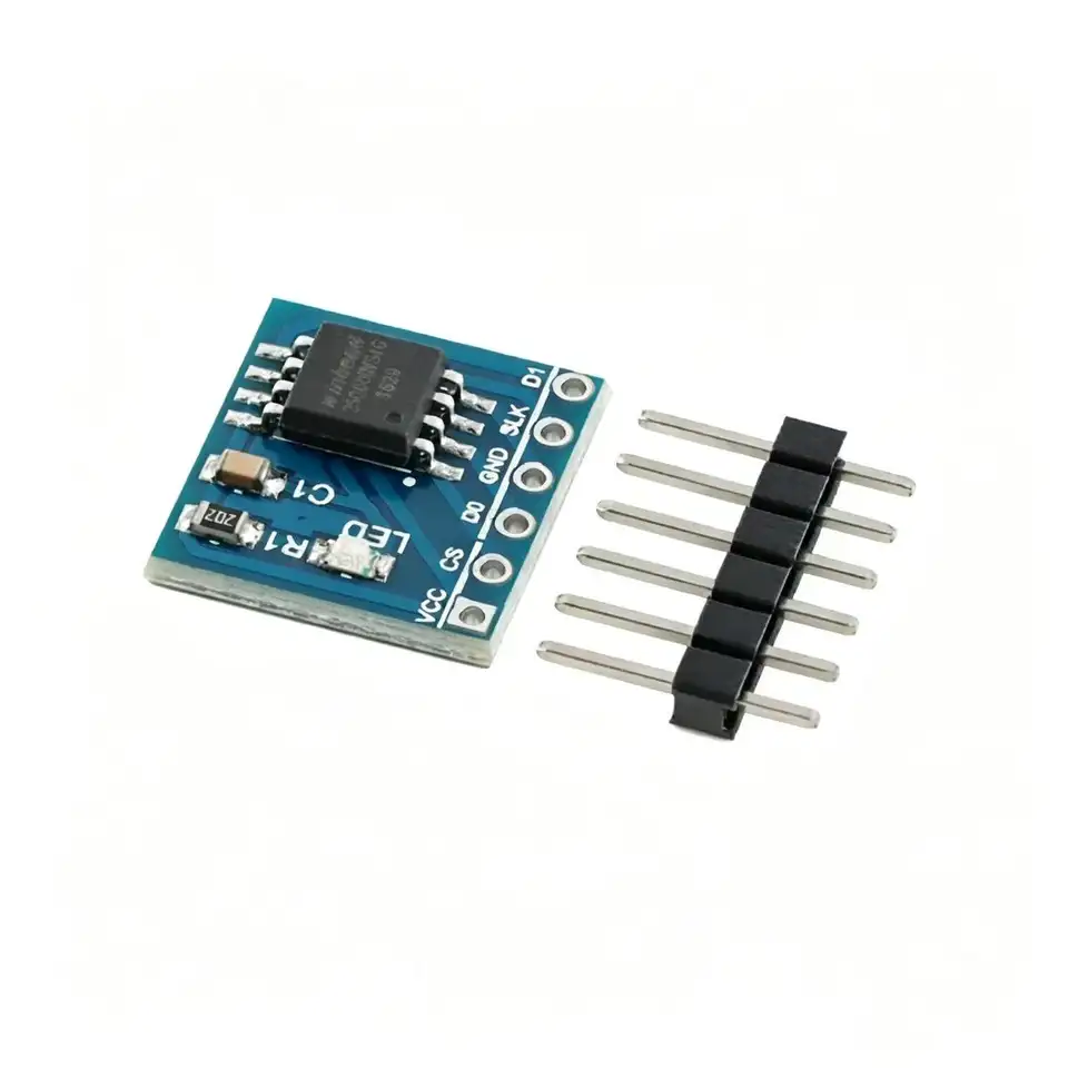 1-3-5 PCS W25Q Series SPI Flash Module W25Q16 W25Q32 W25Q64 W25Q80 W25Q128 NOR FLASH Storage Chip For Arduino STM32 image 2