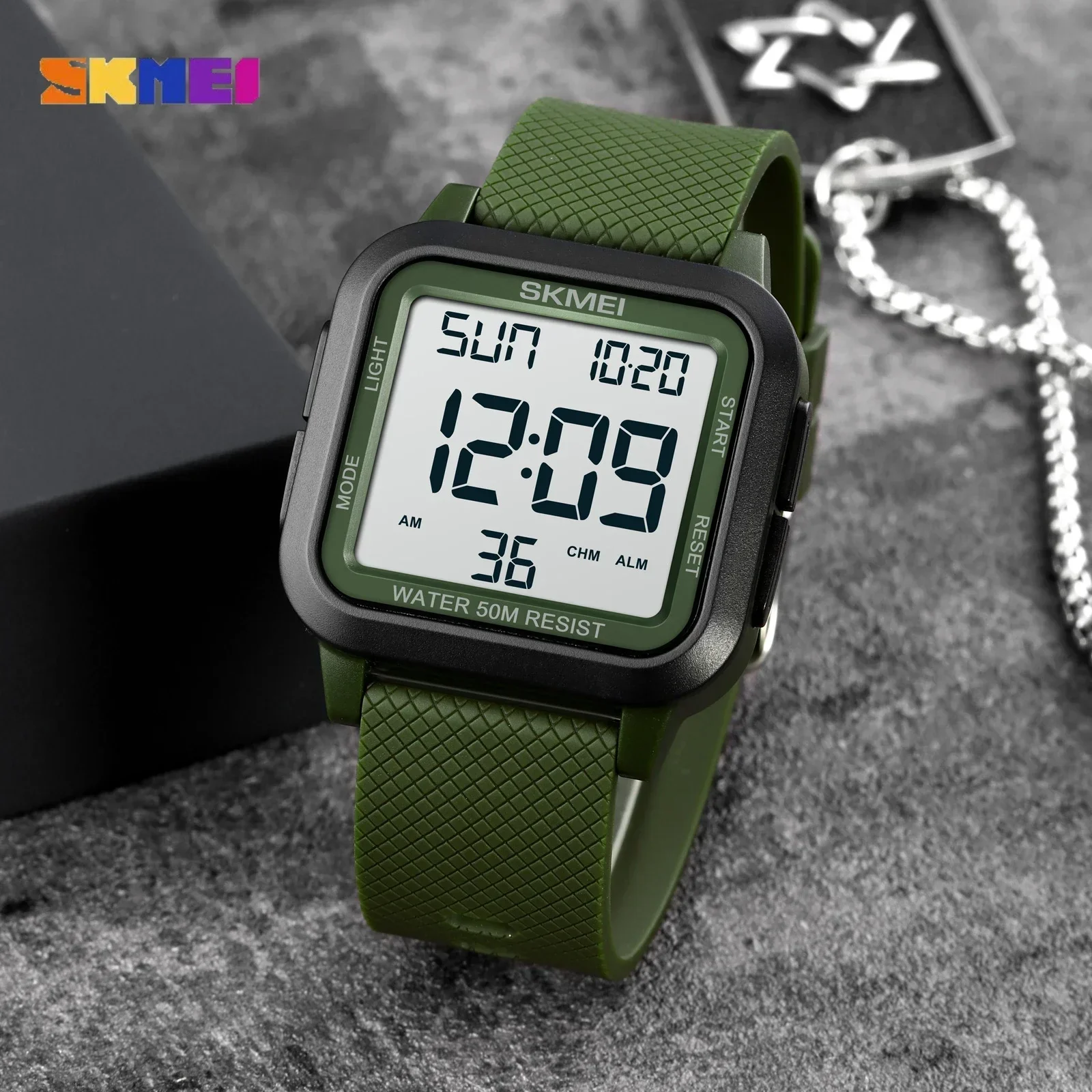 SKMEI 1894 Digital Sport Watch for Men Military Electronic Waterproof Student LED Mens Wristwatches Alarm Clock1858 Reloj Hombre