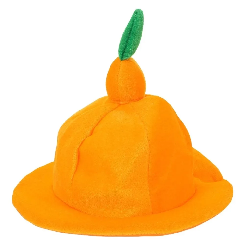 Cartoon Orange Hat - Cute & Comfortable Novelty Fruit Cap for Halloween & Festivals