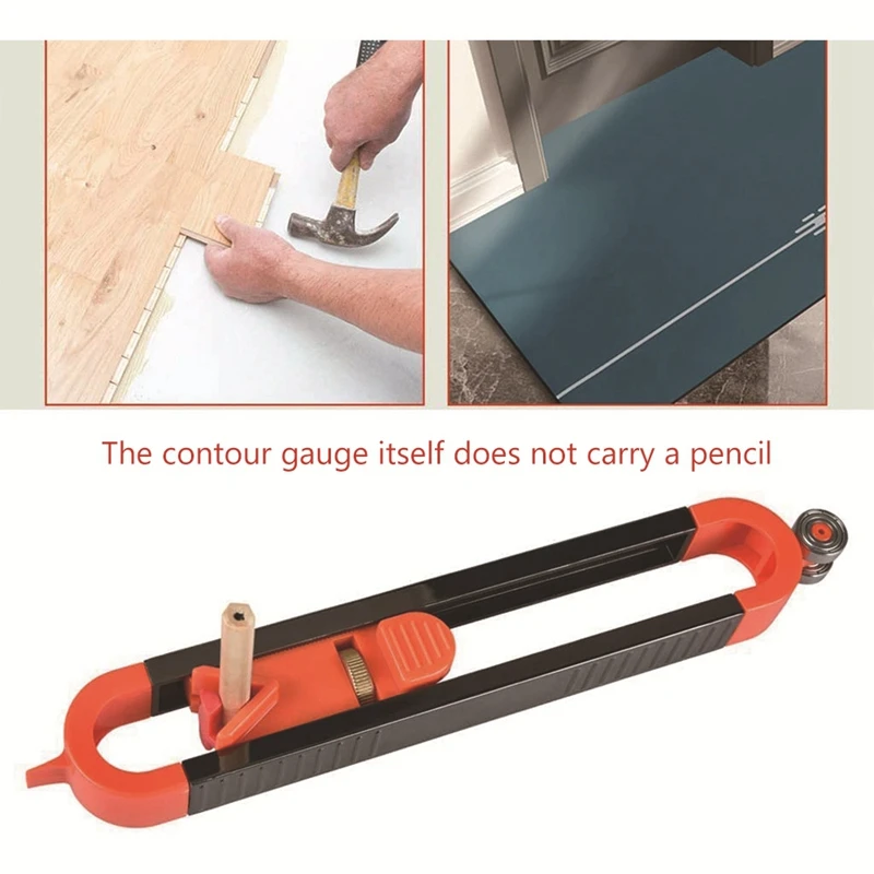 Jauge-étalon,Règle de traçage avec verrou pour jauge de Contour
