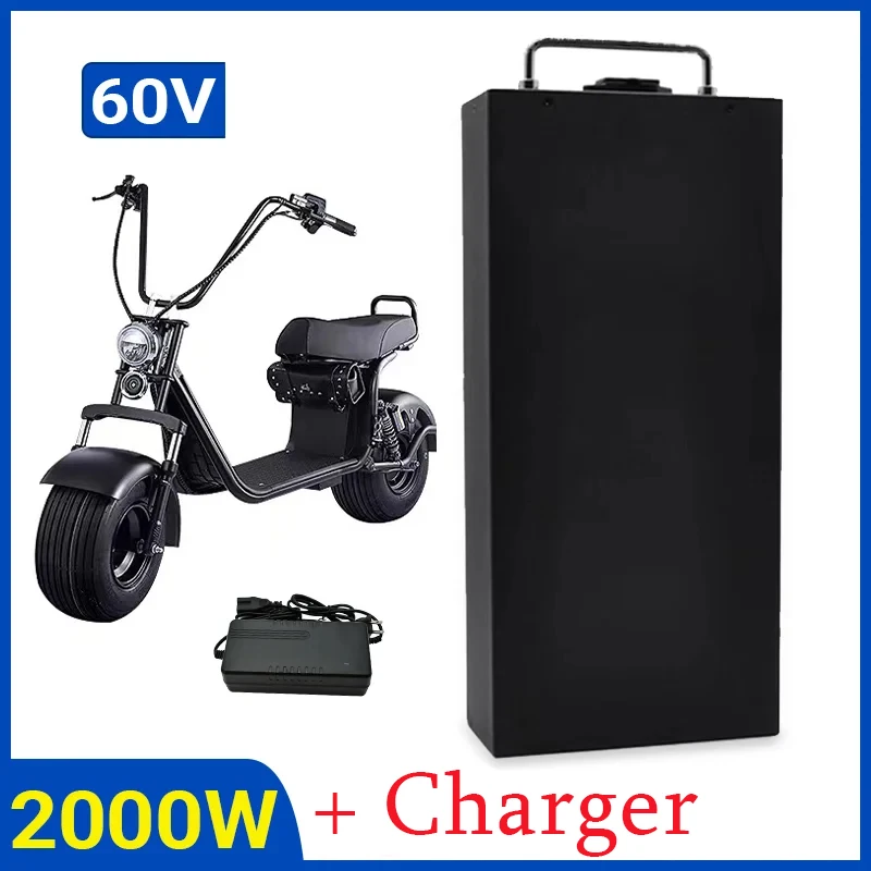 

Suitable for electric vehicle lithium battery waterproof 60V for two wheel foldable Citycoco Motorized scooter bicycle battery