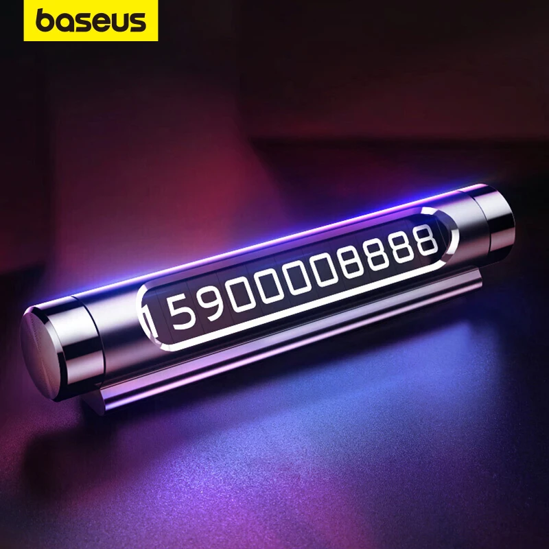 Blarkrus Car Temporary Parking Card Phone Number Card Plate Car Stop