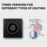 WiFi Smart Home Heating Knob Thermostat Temperature Controller For Water Gas Boiler Electric Heating Works with Alexa GoogleHome - Image 2