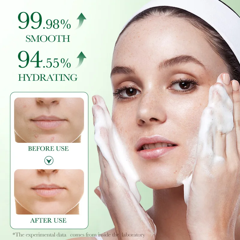 1/2pcs BIOAQUA Centella Asiatica Facial Cleanser Moisturizing Oil Control Cleansing Face Wash Foam Facial Cleanser Skin Care 3