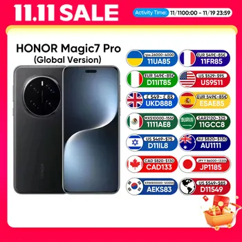 2025 New Global Version Honor Magic7 Pro 5G Smart Phone Snapdragon 8 Elite 6.8" 120HZ OLED Display 100W Fast Charge 200MP Camera