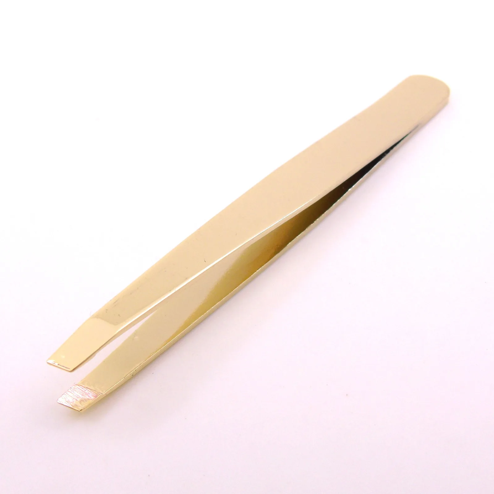 Eyebrow Tweezers Stainless Steel Rose Gold Makeup Tool Pincer Clips For Face Hair Removal