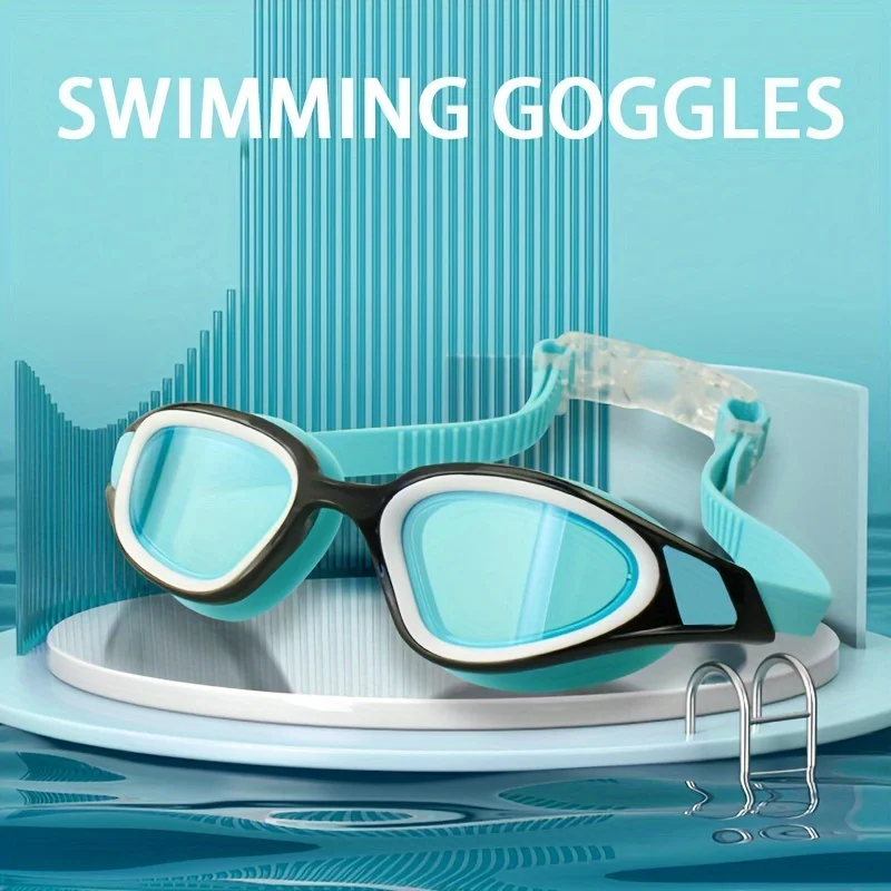 Swimming Goggles High Definition Goggles Large Frame Training Equipment Swim Men Adult