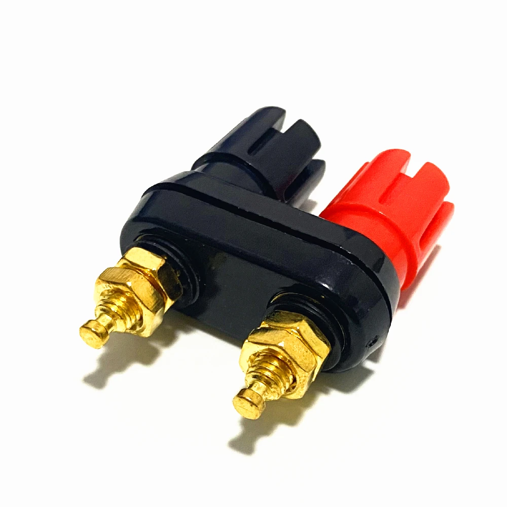 Banana Plugs 1pc Banana plugs Couple Terminals Red Black Connector Amplifier Terminal Binding Post Banana Speaker Plug Jack banana plugs