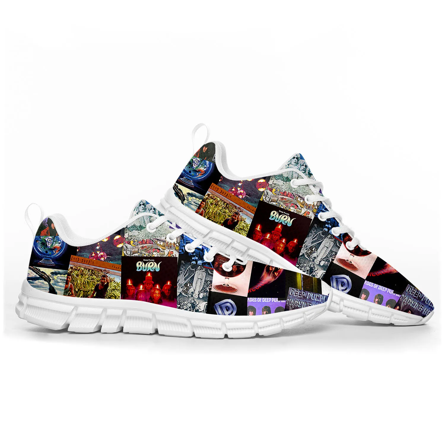 

Темно-фиолетовые спортивные кроссовки из тяжелого металла рок-группы, мужские, женские, подростковые, детские кроссовки, индивидуальная Высококачественная обувь для пар