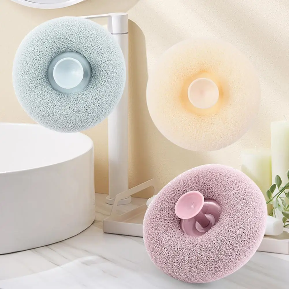 

Cozy Mesh Sponge Soft Suction Cup Shower Ball Japanese Bath Scrubbing Ball