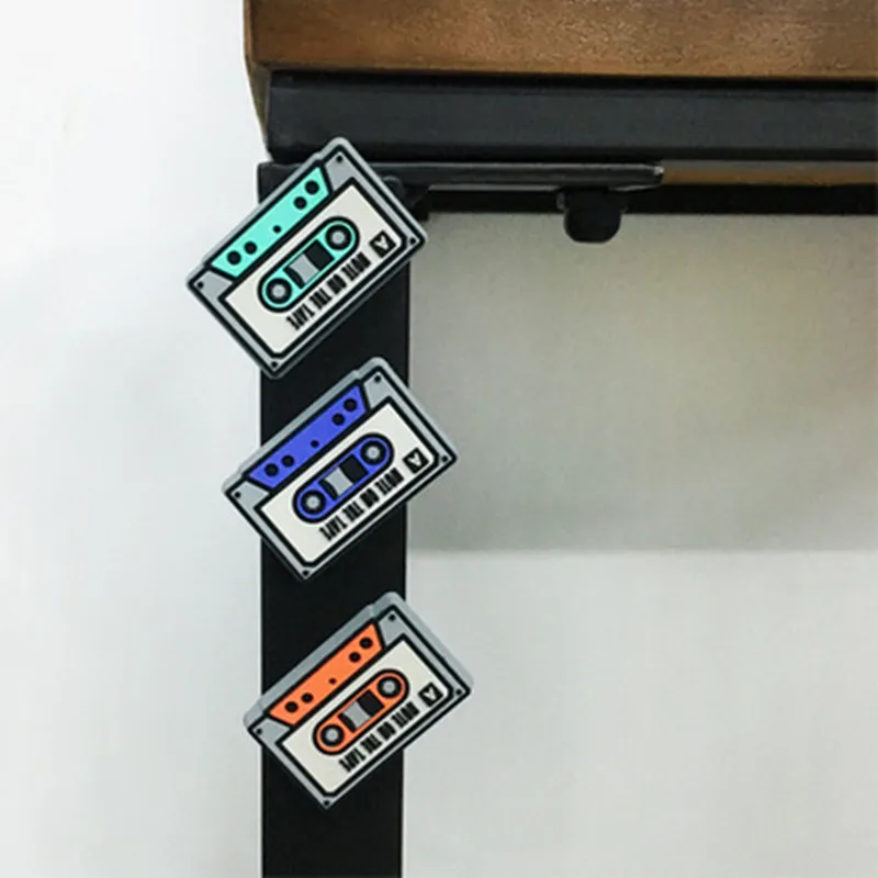 Disk Disc Cassette Tape Refrigerator Magnetic Message Sticker Bulletin Board 3/4 Pcs Funny Children Gift magnetic sticker magnetic fridge stickers