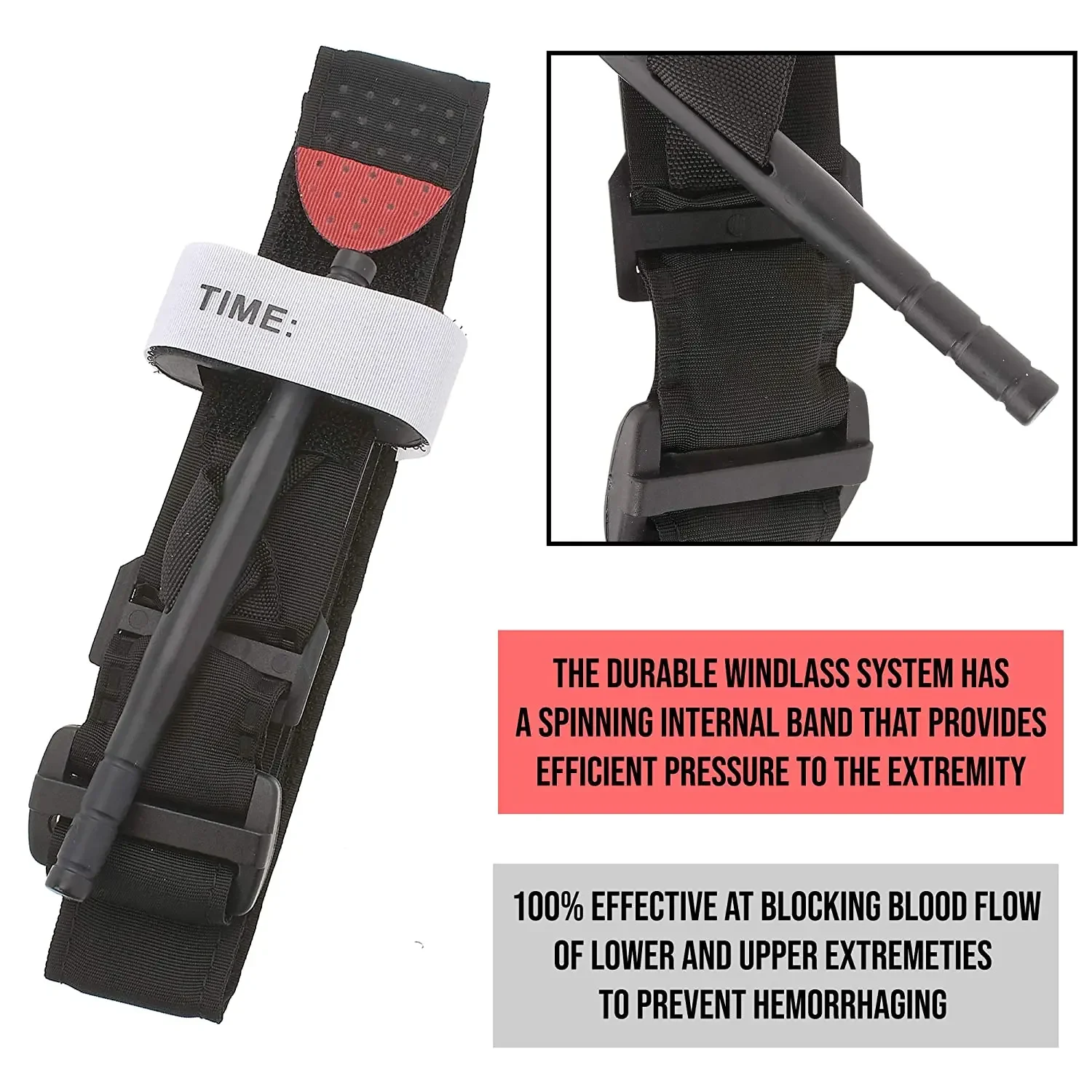 Outdoor Hiking Portable First Aid Quick Slow Release Buckle Medical Sports One Hand Emergency Tourniquet Strap Tourniquet Kit Tactical Tourniquet
