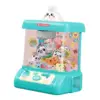 Small Claw Machine Toy Grabber Dispenser Arcade Game Miniature with Lights Sound DIY Catching Doll Machine for Birthday Gifts 4