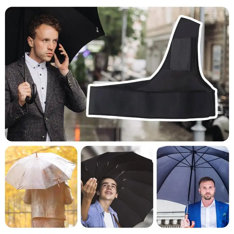 Hands-Free Umbrella Holder Support Strap Adjustable Hands-Free Sun Holder Gardening Parks Festivals umbrella holder