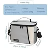 Portable Hand-held Lunch Bag with Shoulder Strap Outdoor Picnic Bag Cooling Thermal Food Bag Student Leak-proof Lunch Bag 2