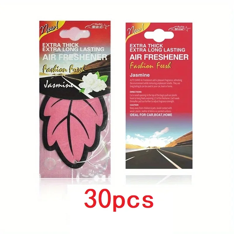 Vanilla Scented Leaf-Shaped Hanging Car Air Freshener
