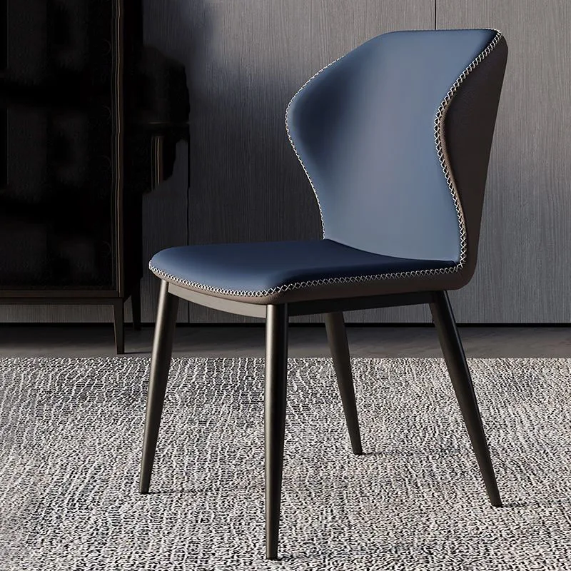 

simple modern Dining Chairs Accent Living Room Relaxing Waiting Ergonomic Dining Chairs Luxury Sillas Comedor Furniture HY