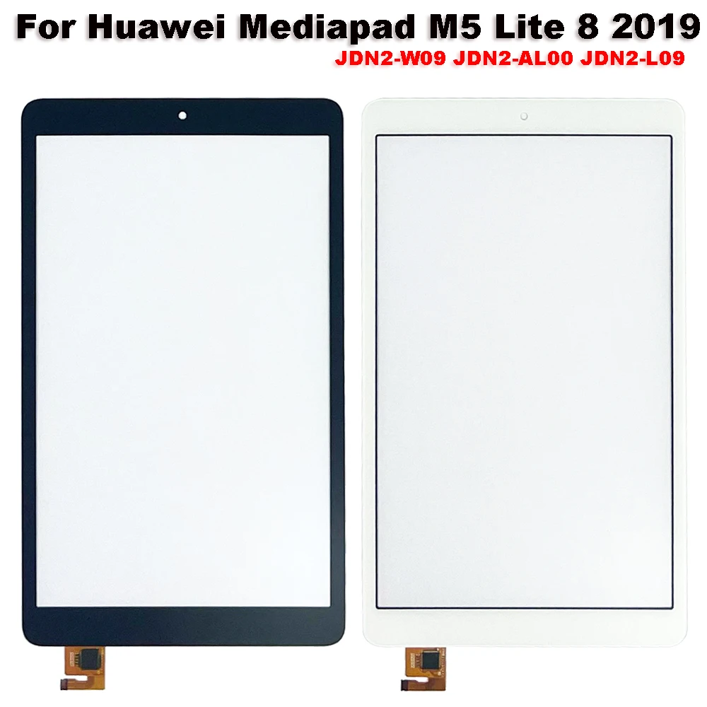 

New For Huawei Mediapad M5 Lite 8 2019 8.0" JDN2-W09 JDN2-AL00 JDN2-L09 Touch Screen + OCA LCD Front Glass Panel Replacement