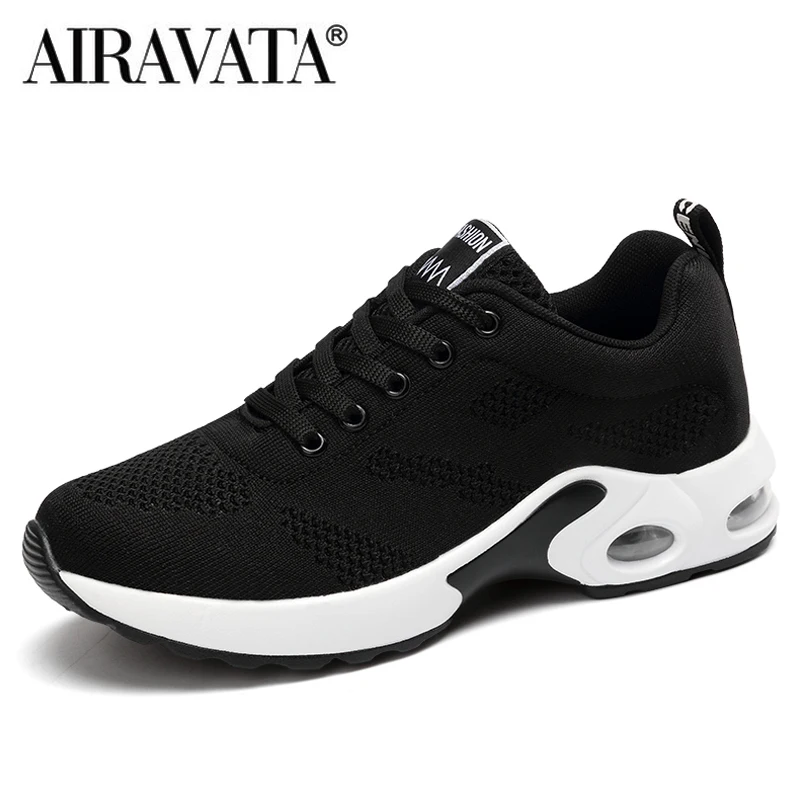 Women-s-Fashion-Air-Cushion-Sports-Running-Flat-Soft-Bottom-Sneaker ...