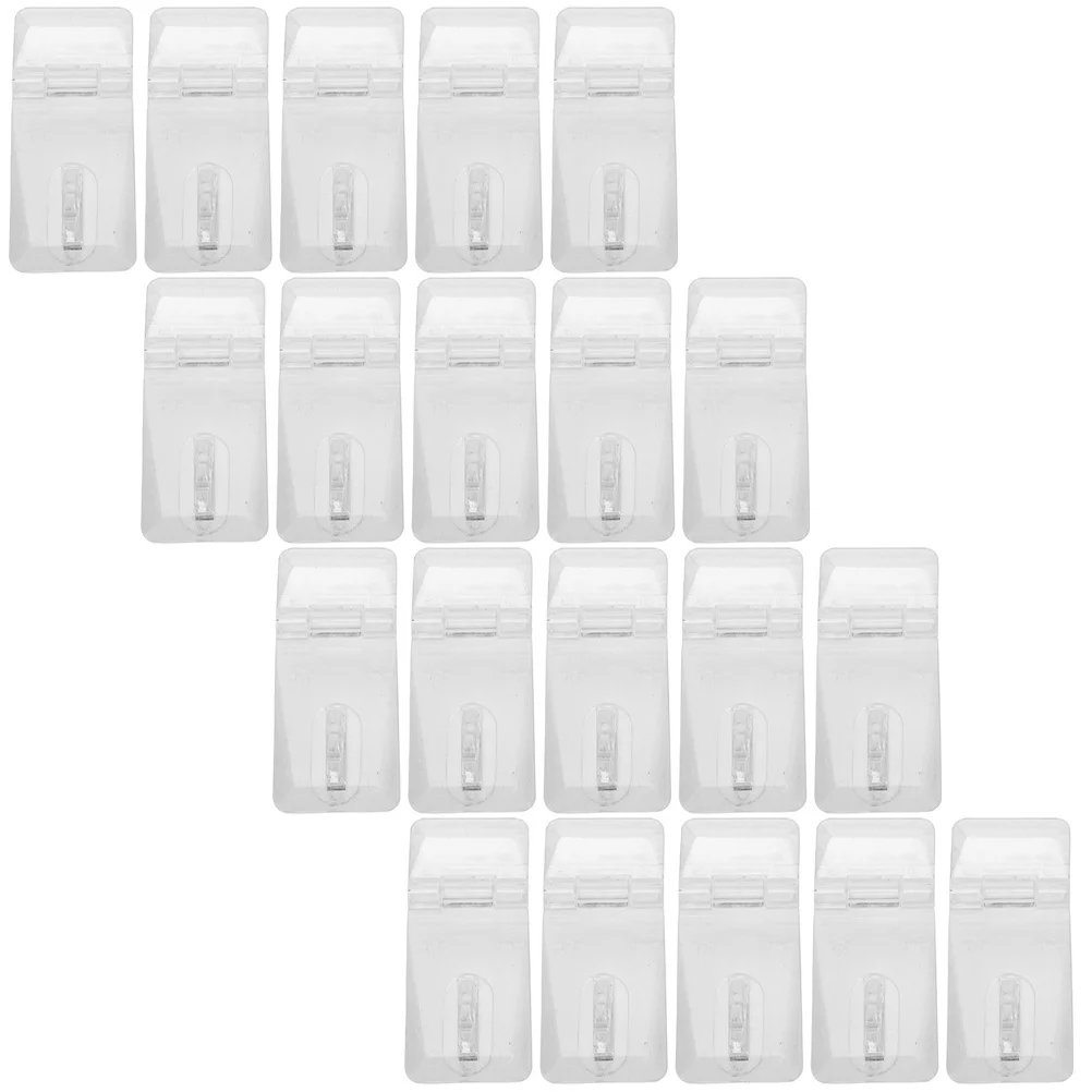 

10 Sets Transparent Lock Jewelry Boxes Hasp Latches Clear Door Gate Plastic Locks Padlock PC