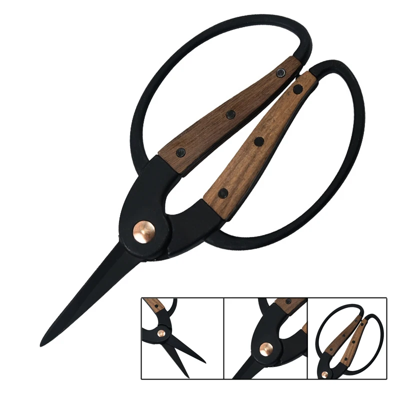professional grade 170/210mm root pruning scissors 3cr13 stainless Steel bonsai tools for Garden Leaf Flowers household trimmer