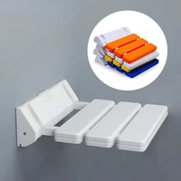 Folding Shower Seat Wall Mounted Foldable Shower Bench for Elderly Space-Saving Shower Benches for Inside Shower 1