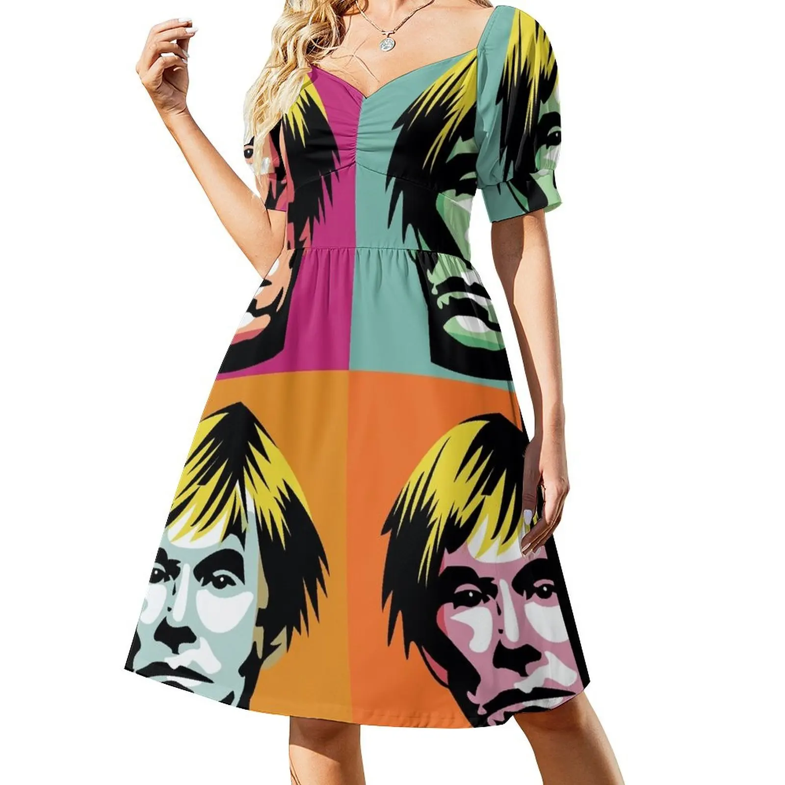 

Popart Sleeveless Dress Woman clothing summer dress korean women festival outfit women