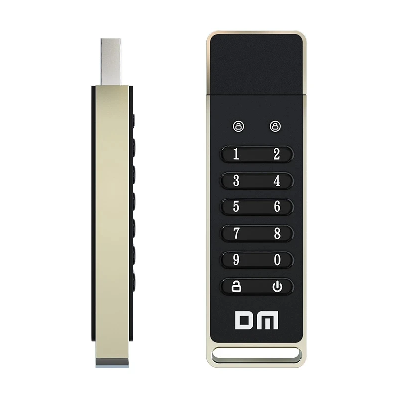 DM 256-bit Encrypted USB Drive Password Secure Flash Drive