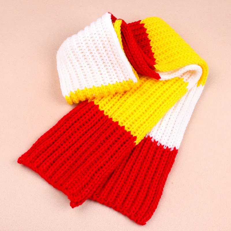 Children Scarf 100%Acrylic Thermal Scarf Baby-Kinder sjaal / das Oeteldonk Dutch Carnival Scarf Windproof Cover Winter Boys girls