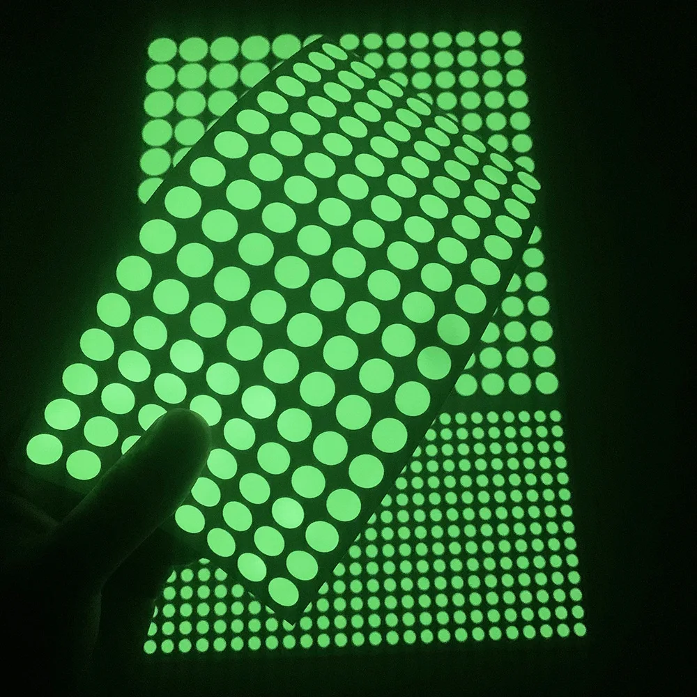 Glow Star Dot Sticker Children's Room DIY Bedroom Ceiling Self-Adhesive Decoration Luminous Fluorescent Sticker Glow Switch Stic