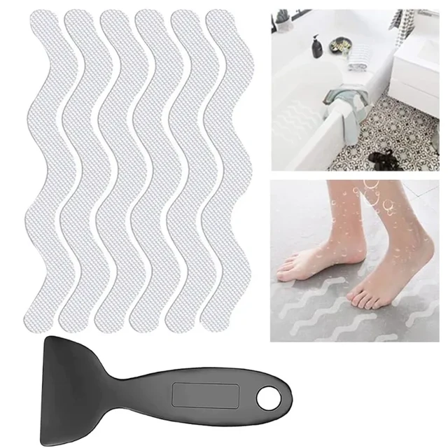 36PCS Non Anti Slip Bath Grip Strip Stickers Shower Strips Stair Floor  Safety Tapes