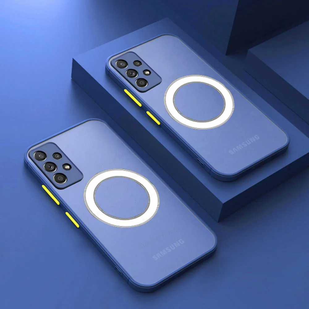 Luxury Magnetic Matte Shockproof Back Cover Case