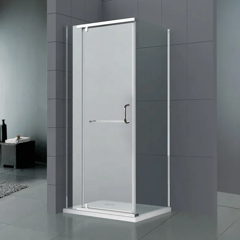 Frameless Sliding Shower Enclosure for Bathroom, Single Shower Door, Obscure Glass, 10 mm 4