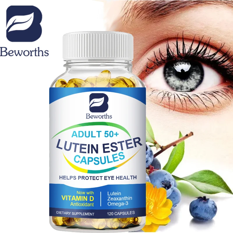 

BEWORTHS Dry eyes Vitamins Lutein Supplements Oxidation Eye Stress Relief Blue Light Protection Skin Health & Vision Protection