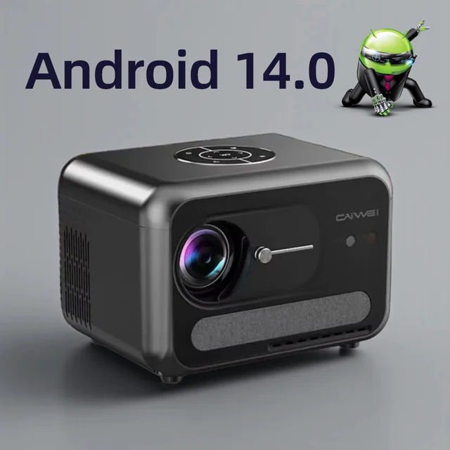 CAIWEI A6G Android 14 UHD 4K Projector 1080P Google Certified Smart
