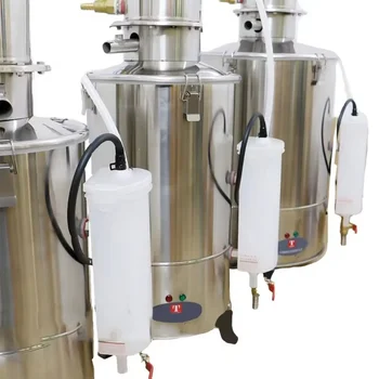 IKEME Industrial Water Distiller Machine 5/10/20L Stainless Steel Distilled Deionize Water Purifying Machine Pure water maker 3