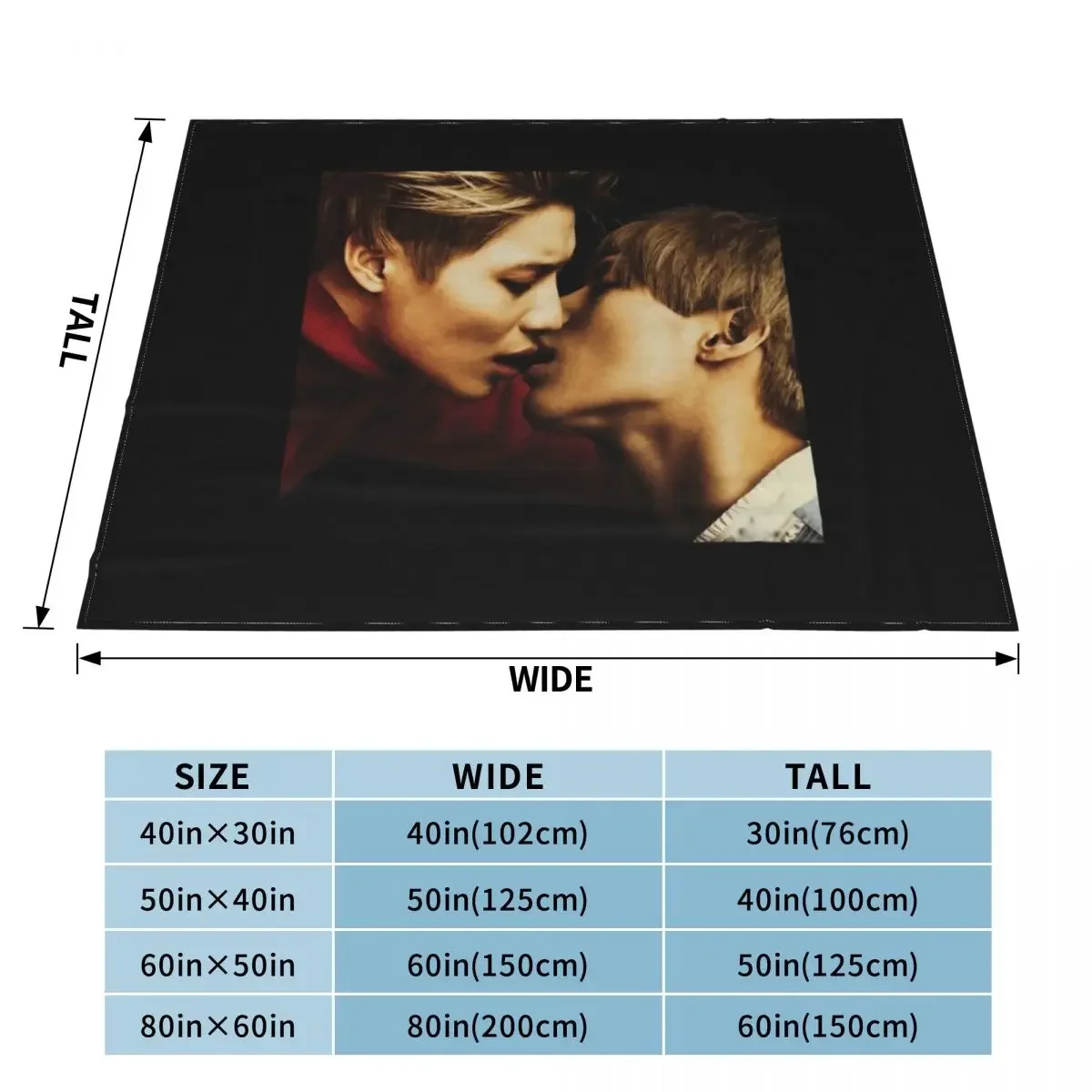 TAEMIN - PRESS IT Throw Blanket Baby Blanket Sofa Quilt Luxury Throw Blanket Furry Blankets 2
