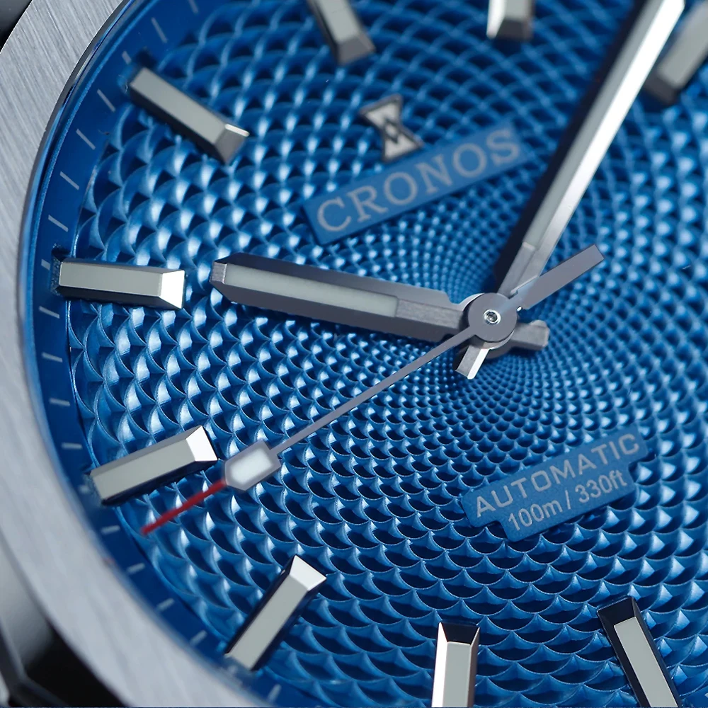 Cronos L6028 V3 Rhombus / Perlage Dial Limited 39mm PT5000 See