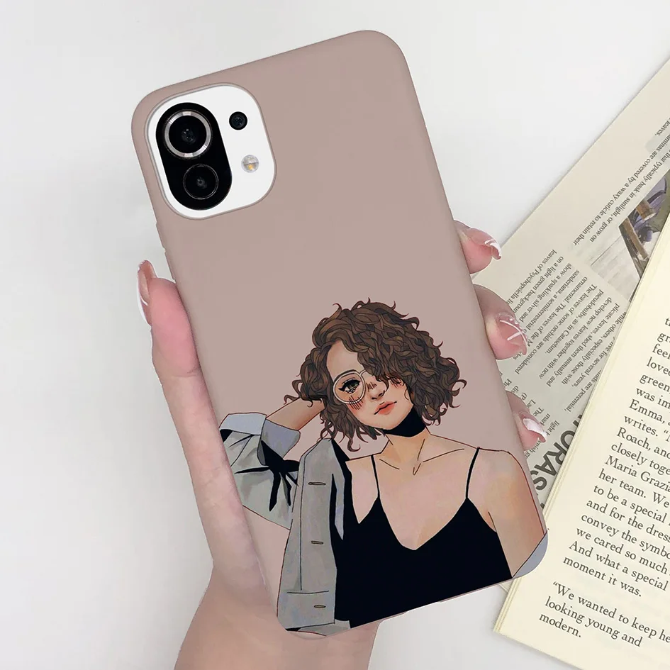 Cute Cartoon Daisy Matte Shockproof Phone Case - Elegant Protection with Casing
