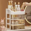 Cosmetics Storage Box Desktop Storage Dust-proof Luxury Skin Care Products Facial Mask Lipstick Cross-border Plastic Storage She 1