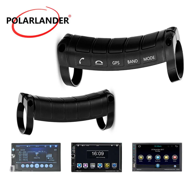 

Универсальный пульт дистанционного управления 10 кнопок беспроводной GPS Автомобильный руль для автомобиля мультимедийный DVD-плеер Поддержка звонков ответа/громкости