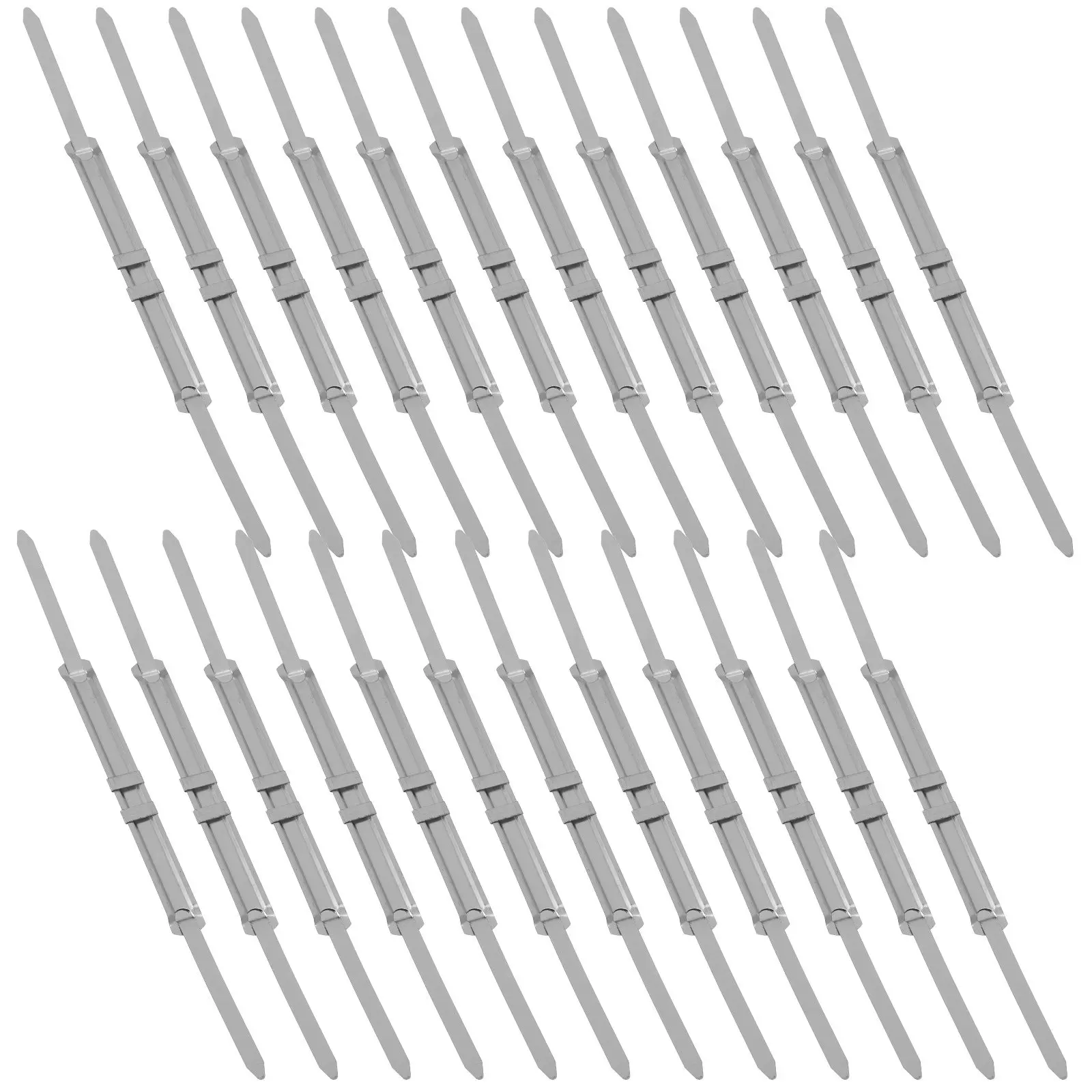 50Pcs 전문 금속 바인딩 클립 일일 파일링 문서 보관을위한 파일 폴더 척추 학교 사무실 조직 용품