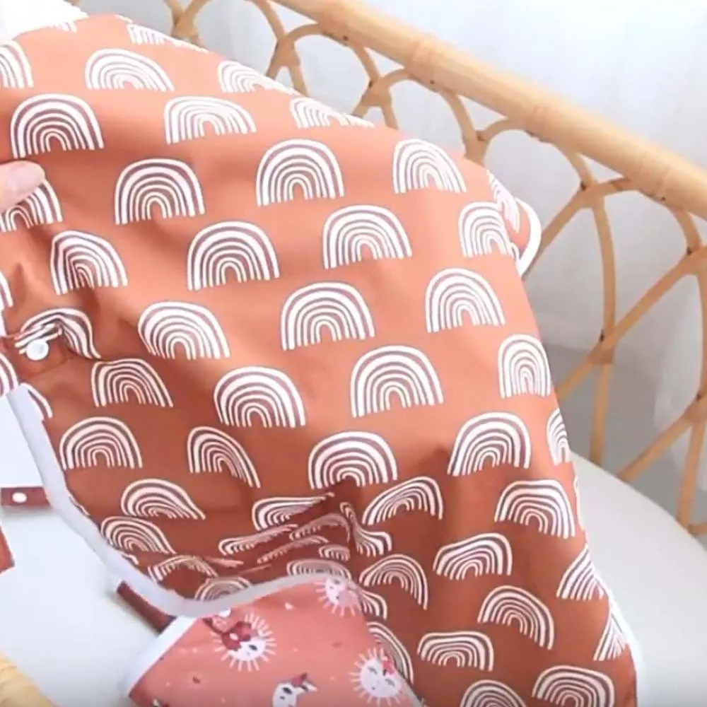 Foldable Diaper Changing Pad Waterproof Alpaca Infant Diaper Urine Mat Easy To Clean Detachable Baby Changing Mat