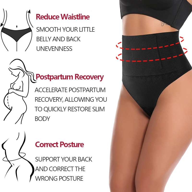 CheChury Donna Intimo Modellante Vita Alta Contenitiva Perizoma - Foto 8