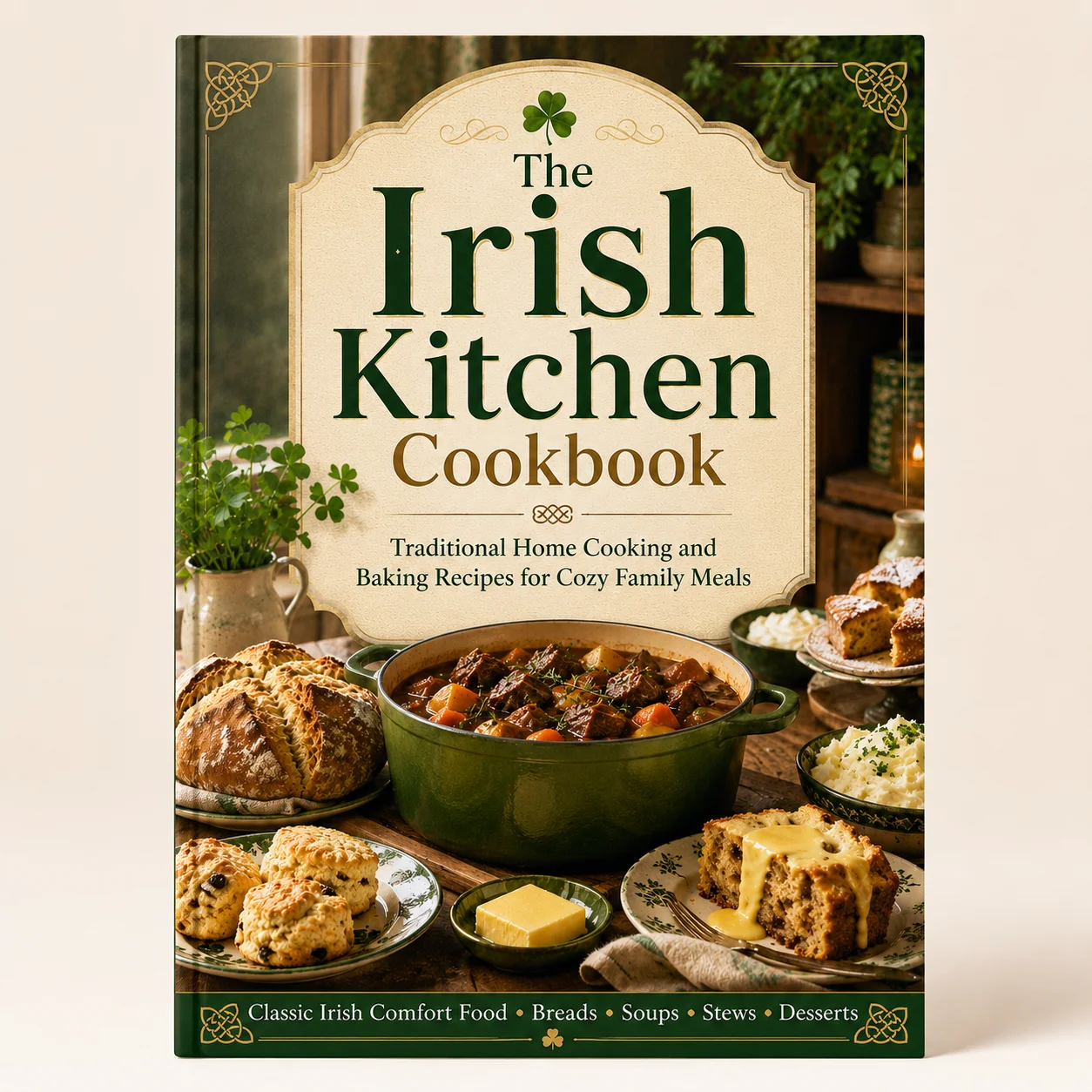 Il Libro di Cucina Irlandese, Ricette di Cibo Tradizionale Irlandese per la Cucina e la Pasticceria Casalinga