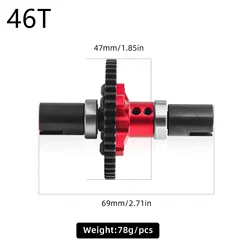 Durable Steel Gear Diff Set - Enhanced Performance Upgrade (46 T)