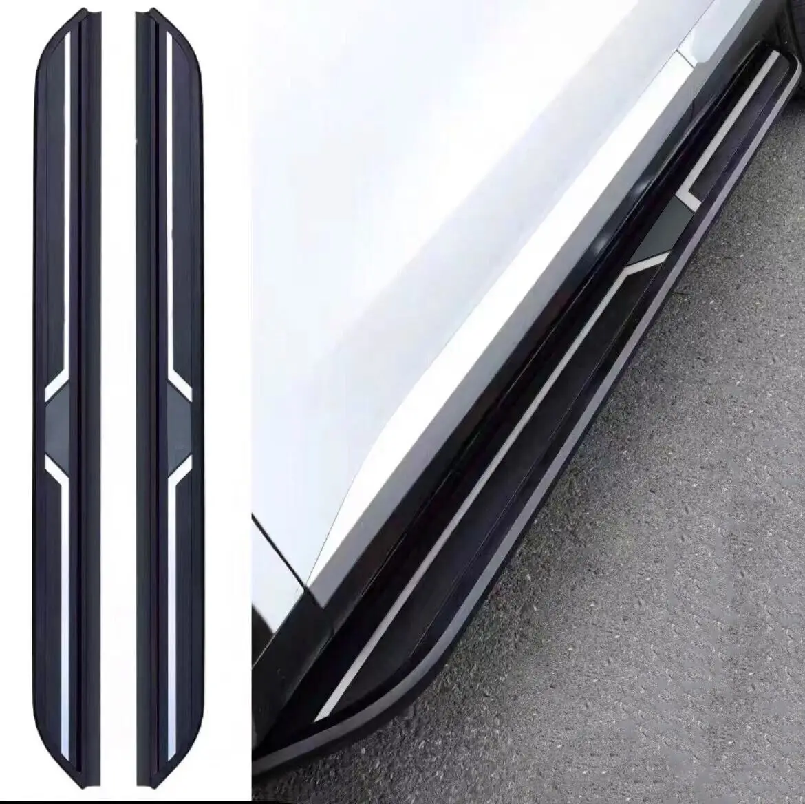 

2Pcs Fits for Hyundai Santa Cruz 2022-2024 Fixed Door Step Running Board Nerf Bar