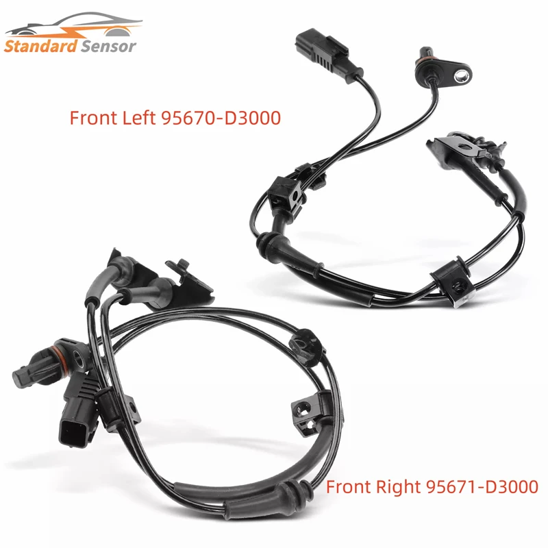 Front Left Right ABS Wheel Speed Sensor for Hyundai Tucson Kia Sportage 95670-D3000 95671-D3000